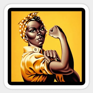 We Can Do It - Black History Month Sticker